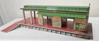 MARX FREIGHT TERMINAL TIN LITHO TRAIN STATION TOY BUILDING VINTAGE 1950s