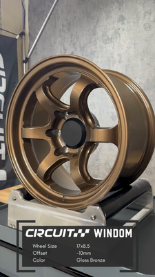 Circuit Offroad Windom 17x8.5 6x5.5 -10mm Bronze Wheels fits Lexus