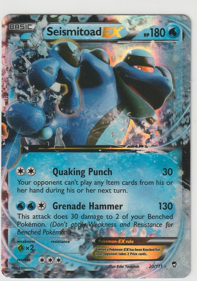 Seismitoad EX  #20 Furious Fists LP