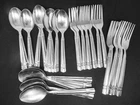 HUGE SET of Stainless Soup Spoon, Teaspoon, Salad & Dinner Fork set of 36 Pieces