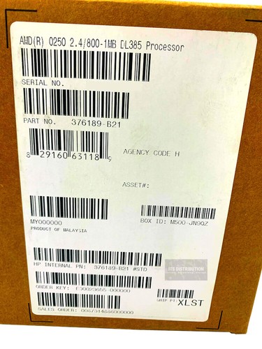 376189-B21 I New Sealed HP AMD Opteron 250 Processor - Upgrade - 2.4GHz CPU - Picture 2 of 4