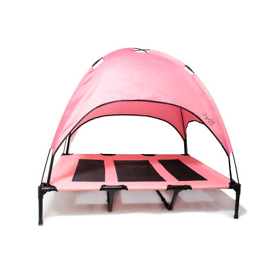 Midlee Pink Dog Cot Canopy