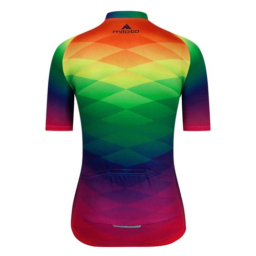 Miloto Radtrikot Damen Kurzarm Fahrradshirt Radlertrikot MTB Rennrad Trikot - Bild 24 von 26