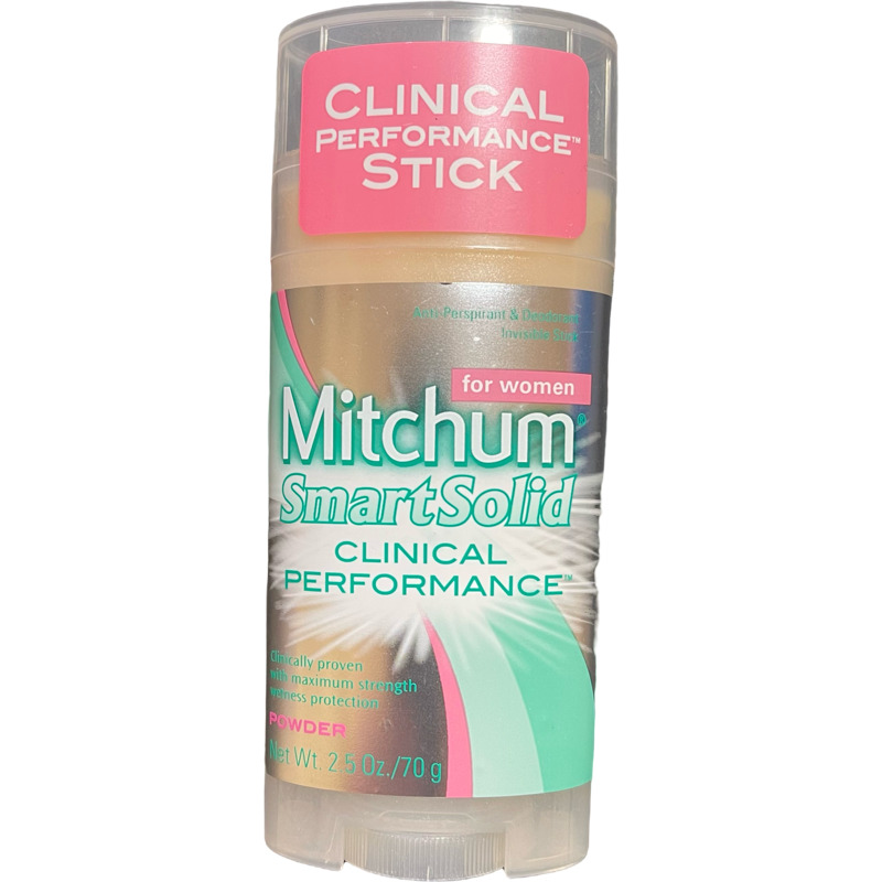 Mitchum Deodorant Women Powder Deodorant Smart Solid Clinical Performance NEW