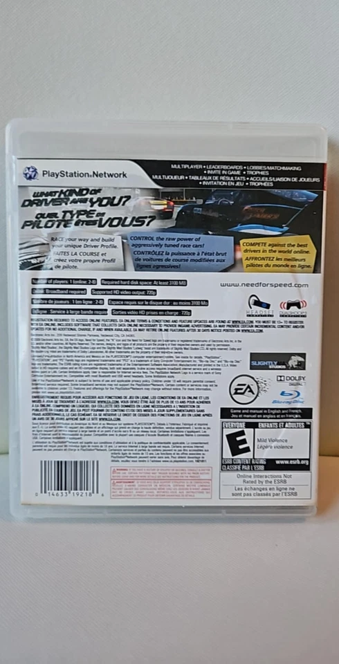 Need for Speed Shift (Sony PlayStation 3) Disc only no manual - Image 2 of 3