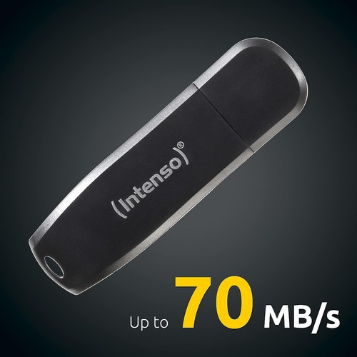 Intenso Speed Line clé USB 256 Go USB Type-A 3.2 Gen 1 (3.1 Gen 1) Noir - Photo 2/4