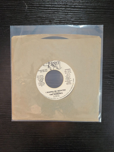 The Ramones 45 I Wanna Be Sedated PROMO RSO