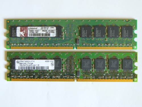 ๐ 2 GB, DDR-533, PC2-4200U-444-11/12-B1, Kingston & Infineon Memory ๐