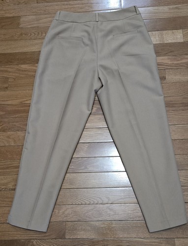 Womens Beige 2 piece Double-Breasted Pant Suit by Cherry Medium Business Office - Picture 12 of 18