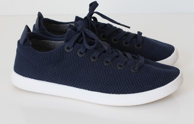 Allbirds Tree Pipers Shoes Mens 9 Blue Mesh Lace Up Low Top Athletic Sneakers Allbirds Tree Pipers TP Shoes Mens 8 Navy Blue Casual  main image 4