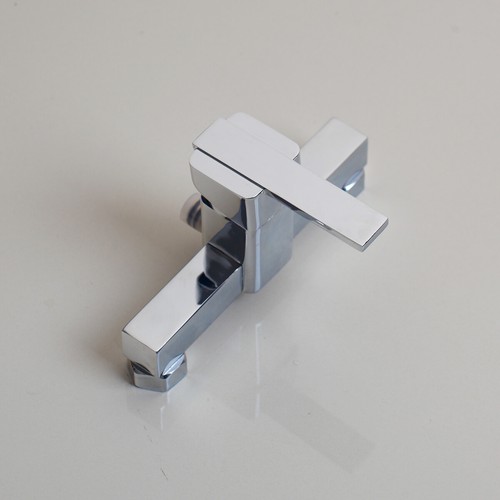 US 8" Bathroom Shower Faucet Set Valve Rain Hand Sprayer Wall Mounted Mixer Tap - Picture 10 of 11