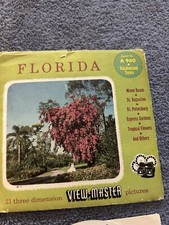 VIEW MASTER 3D REELS: FLORIDA--3 REELS--OPENED PACKAGE 1955