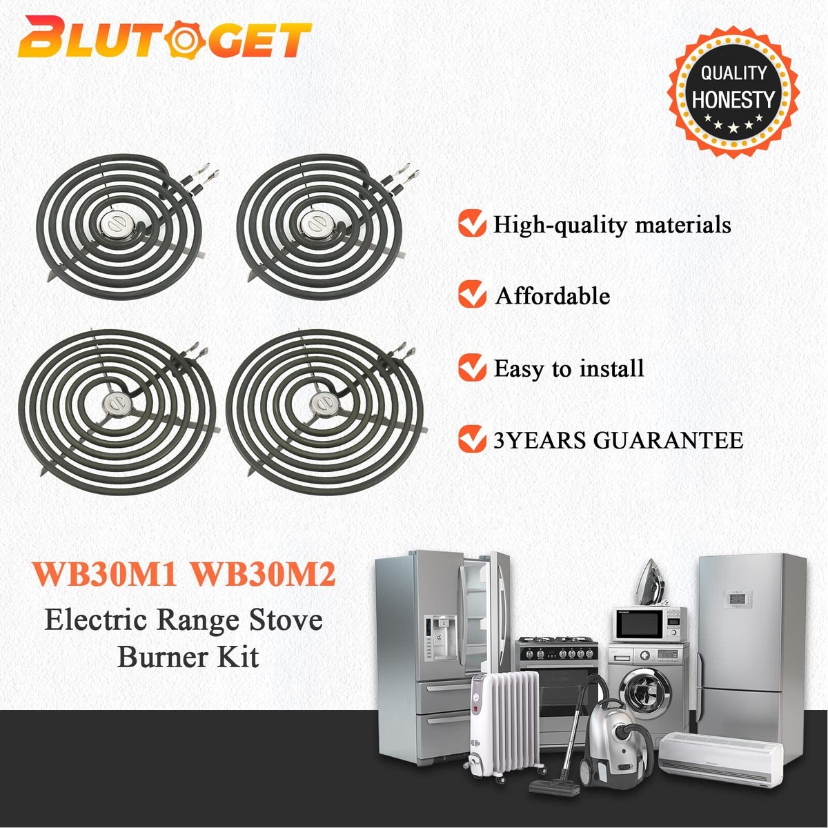 Range Stufa 6" Bruciatore Di Superficie Resistente Sostituisce GE - Foto 11