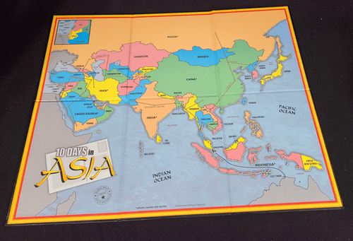 10 Days In Asia Connection Making Strategy Board Game Out Of The Box Games - Picture 3 of 4