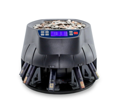 AccuBANKER AB510 Coin Counter Sorter Roller Machine, Retail Grade, CE Certified