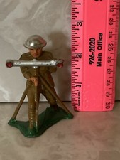 Vintage WW I Lead Soldier With Signal On Tripod