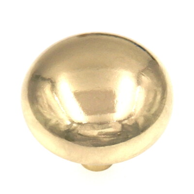 Hickory Hardware Polished Accents Ultra Brass 1 1/4'' Cabinet Knob P210-UB
