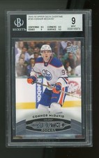 2015-16 Upper Deck Overtime #180 Connor McDavid RC Beckett Graded 9 MINT