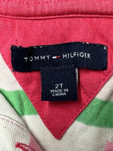 TOMMY HILFIGER age 2t girls tennis dress style multi colour striped sleeveless - Picture 6 of 7