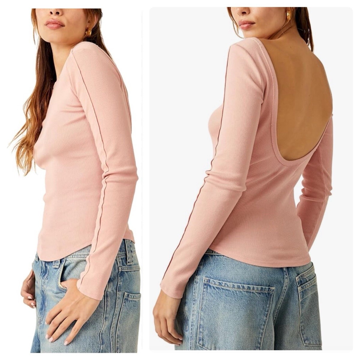 フリーピープル Free People Unapologetic Long Sleeve レディース シャツ トップス Roseblush Women's Free People Unapologetic Long Sleeve | Zappos.com