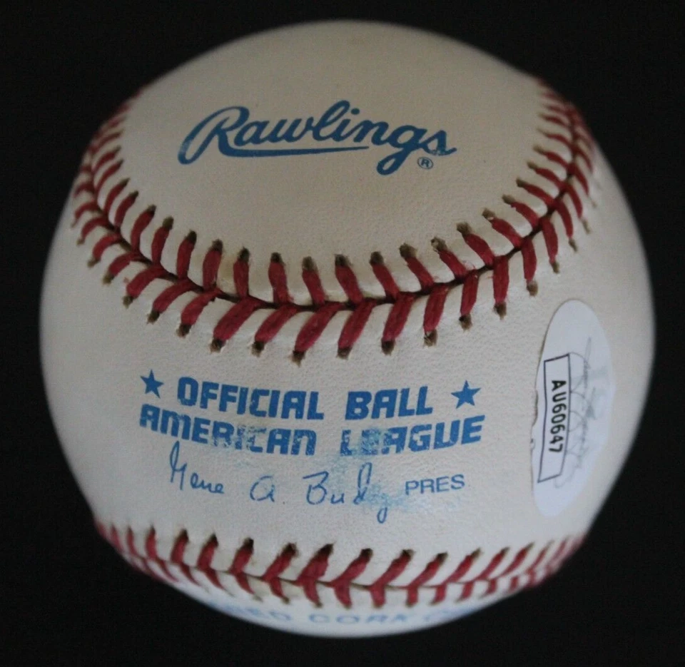 Hoyt Wilhelm (d.2002) Angels White Sox HOF Autograph Signed ONL Baseball JSA COA - Image 3 of 4