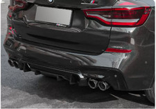 Carbon Fiber For BMW X3 G01 2018-2022 Rear Exhaust Muffler Tip Tail Pipe 2X