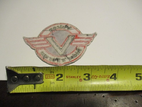 VULCAN RIDERS FORUM COMPANY LOGO WINGED BIKER vintage original rare PATCH - Picture 3 of 3