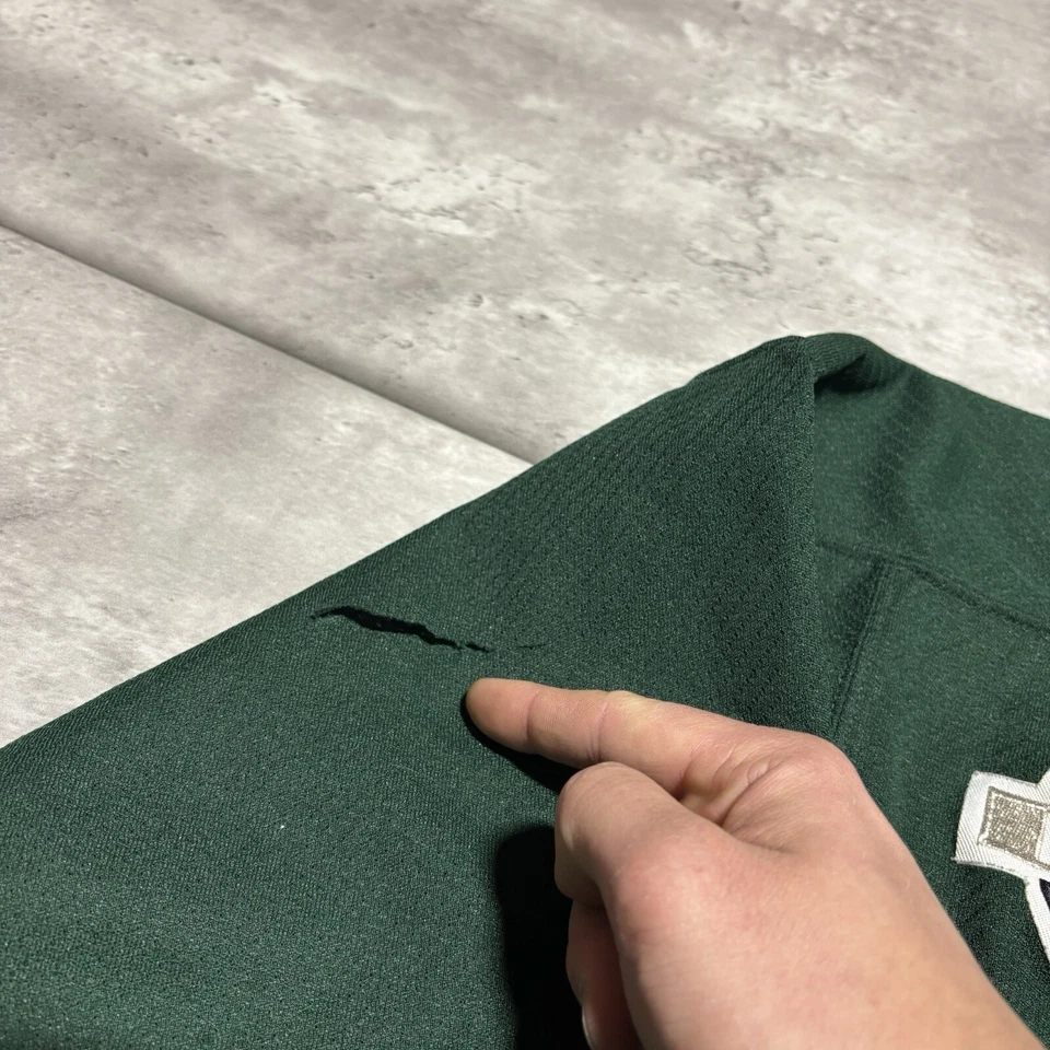 Camiseta Minnesota Wild para hombre grande verde CCM en blanco vintage adulto * Foto 3 de 4