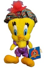Vtg Tweety Bird Doll Plush Toy Genie Fortune Teller Looney Tunes Cartoons 1998