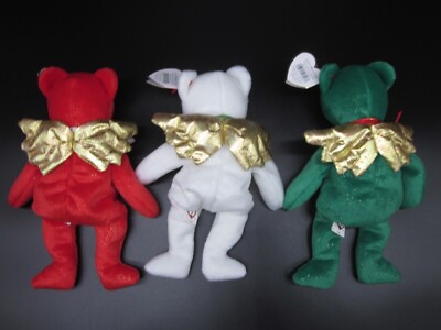 TY Beanie Babies Gift Peace Love Joy Set of 3 November 7, 2003