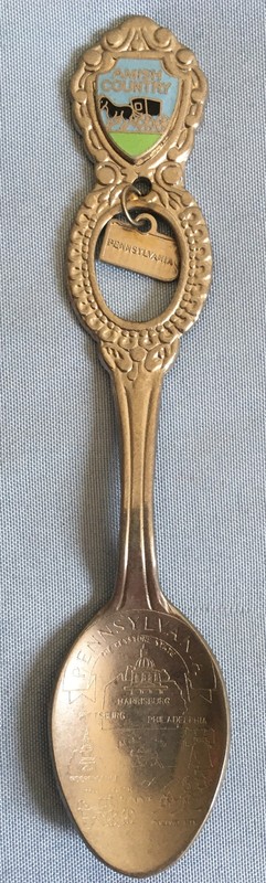 Pennsylvania Souvenir Spoon: Amish Country