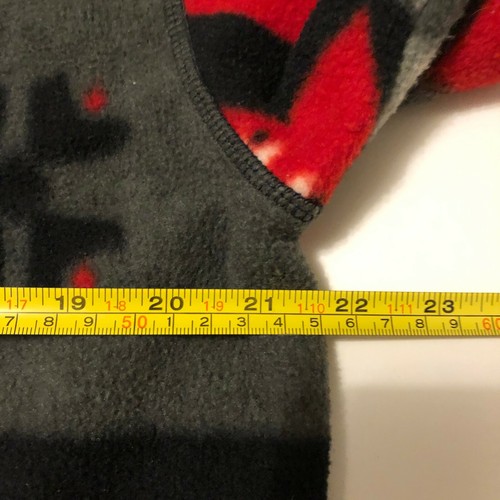 Talbot's Women's Christmas Fleece Button Down LS Shirt Medium EUC Multi-color - Picture 3 of 6