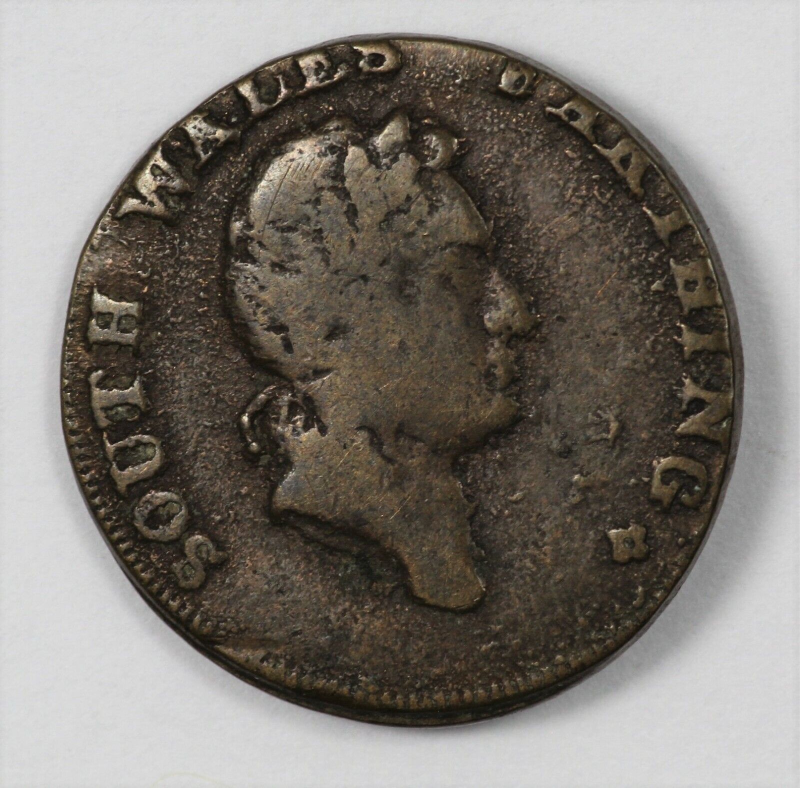1793 Wales, South Wales Conder Token Farthing 1/4P D&H 23
