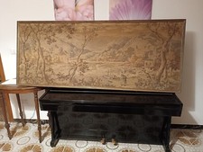 Vecchio tappeto Arazzo quadro da parete muro antico epoca vintage decorato mano