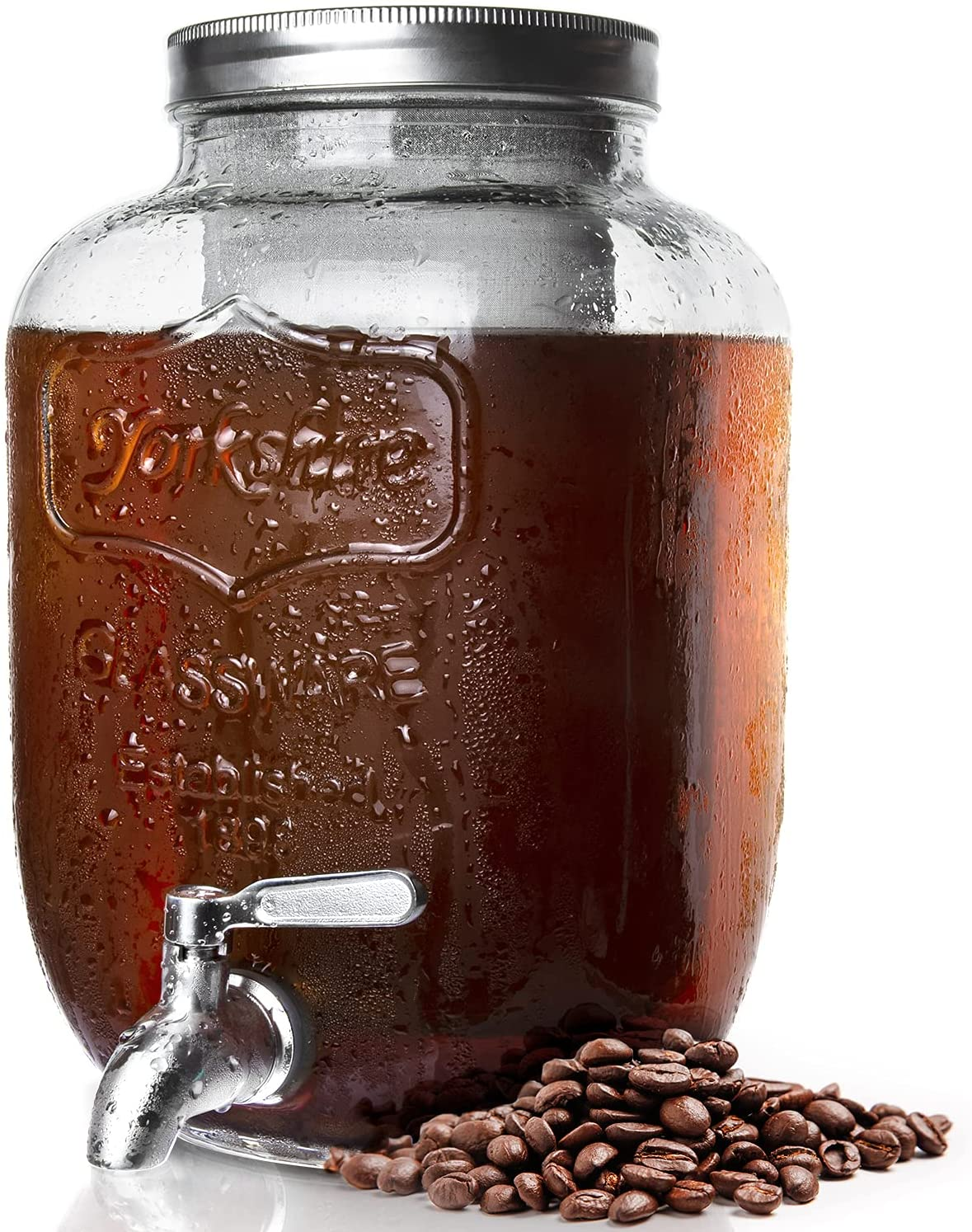 cold brew coffee quart jar