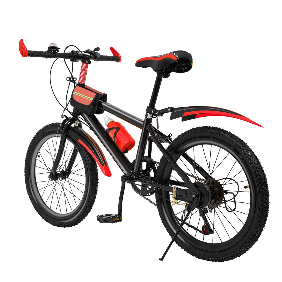 GEBRAUCHT 20 Zoll Kinder Fahrrad 7 Gänge Kinderrad BMX Fahrräder Citybike Rot - Bild 2 von 4