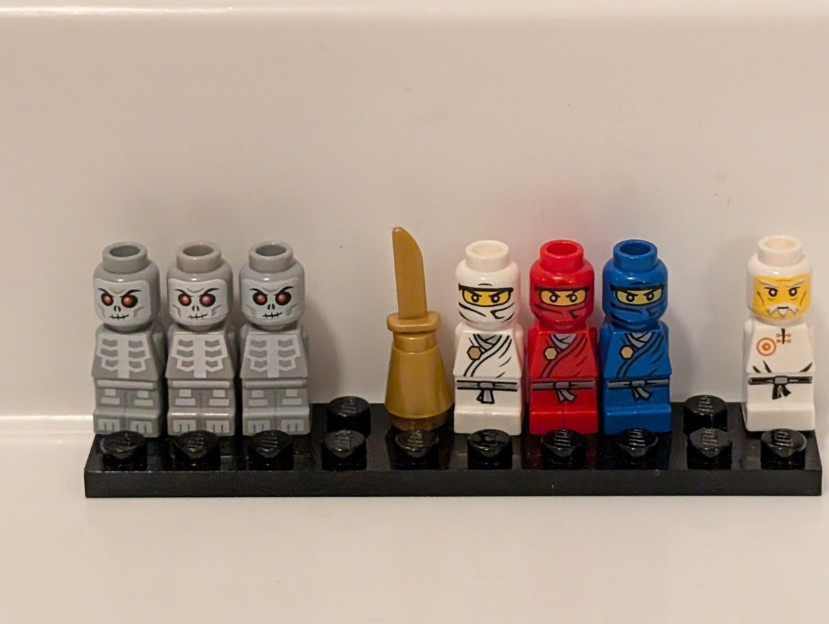 7x Lego Ninjago Microfigure / Minifigure, Board Game Pieces