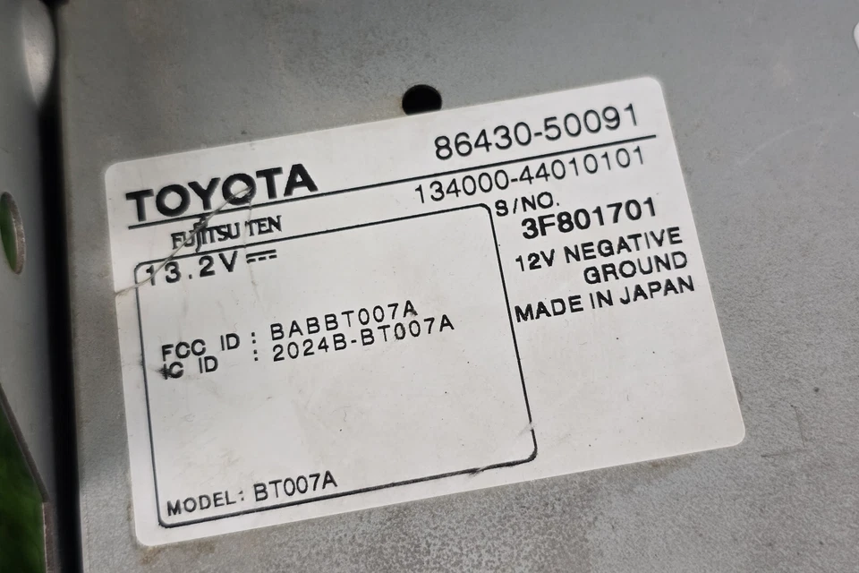 Lexus LS460 2007-2009 NAVIGATION SCREEN Touch DISPLAY 86430-50091 oem used - Image 3 of 4