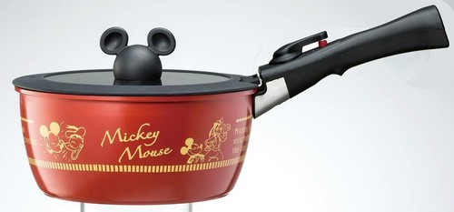 Disney Mickey Pot Frying Pan 20cm Lid Removable Handle Set of 4 ANFP2 new F/S - Picture 6 of 8