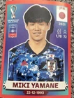 Panini FIFA World Cup Qatar 2022 Stickers Miki Yamane Red Parallel JPN 8