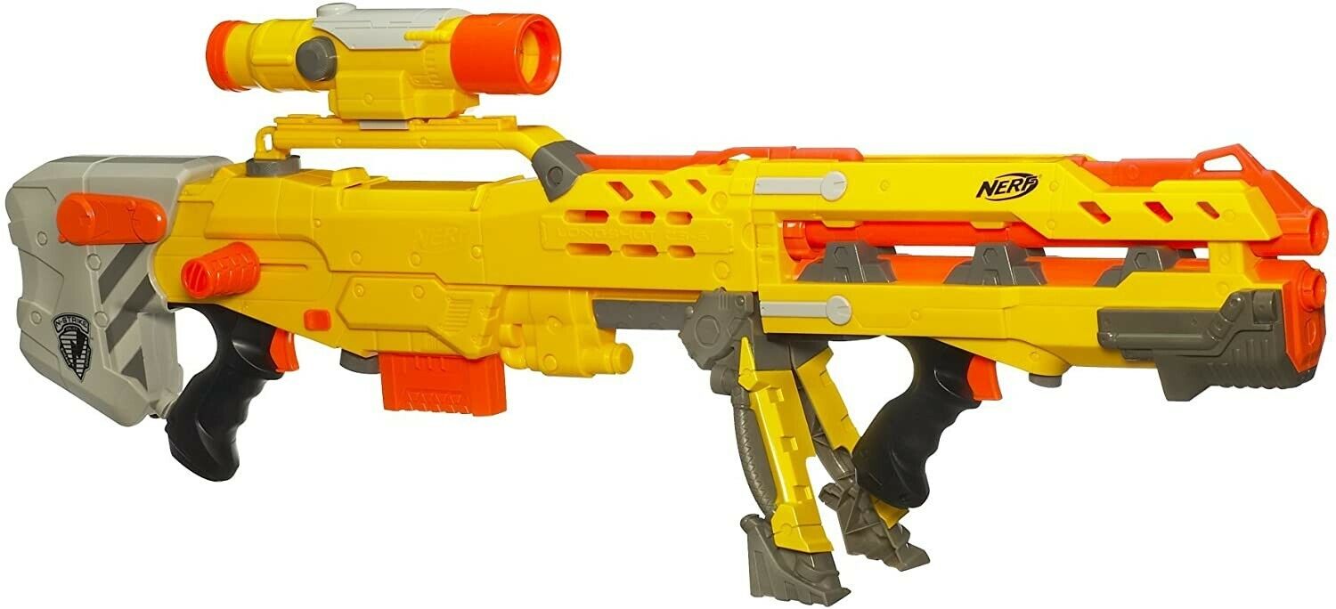 NEW NERF N-Strike Icon Series 3in1 Sniper Longshot CS-6 Toy Blaster  630509937714