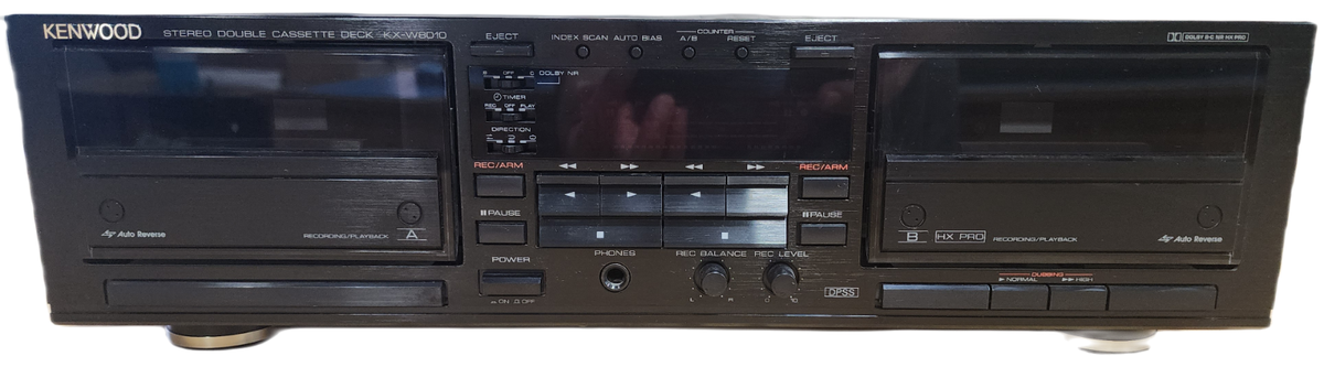 Kenwood Dual cassette deck KX-W8010 | eBay
