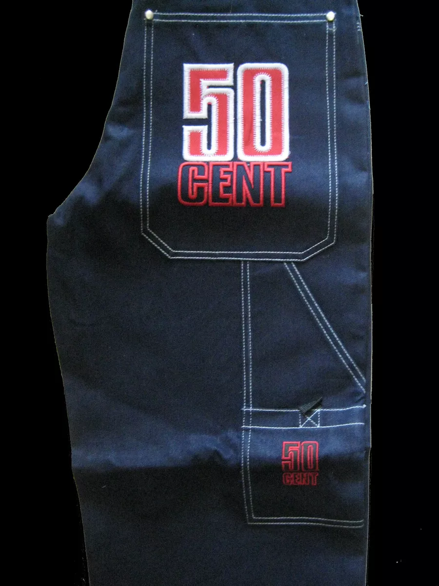 50 CENT -=BLUE=- Baggy / Hip hop / Loose jeans / Pants / Cargo | eBay