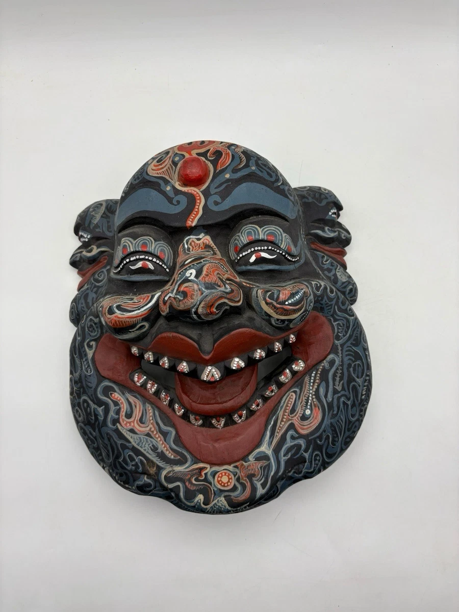 木制中式古董面具| eBay