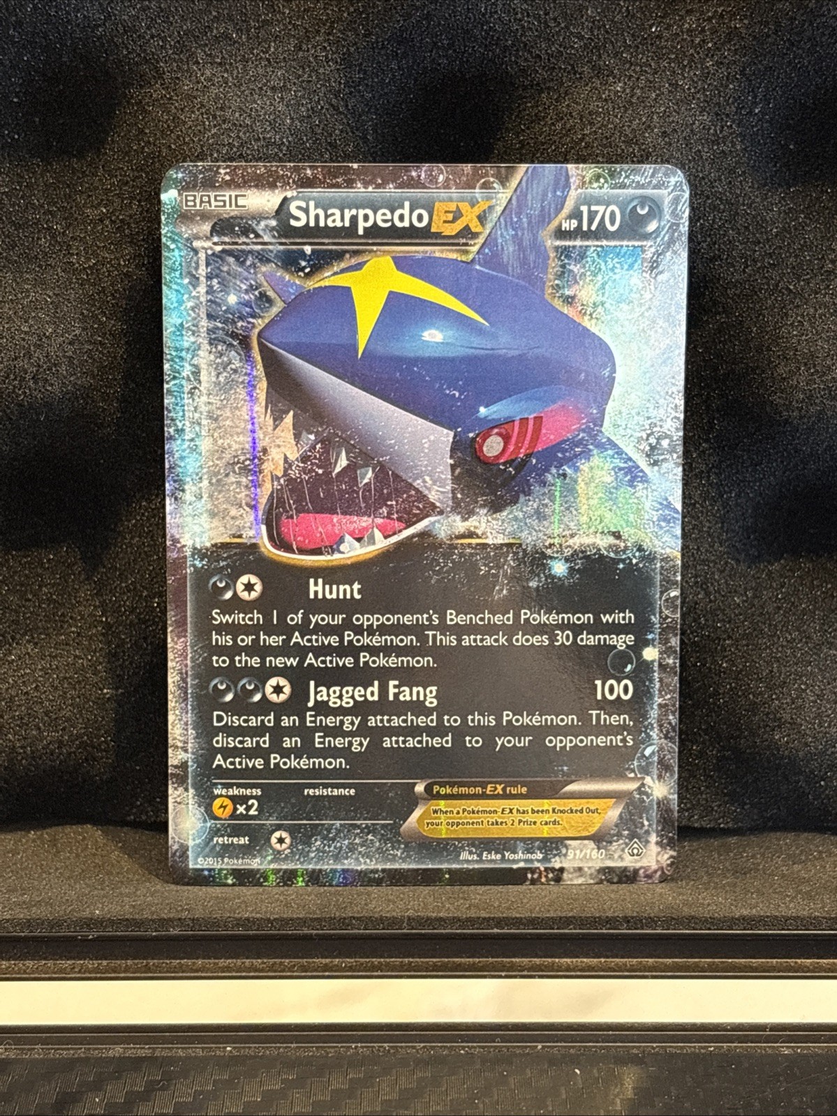Sharpedo EX - 91/160 - Pokemon Primal Clash XY Ultra Rare Card NM