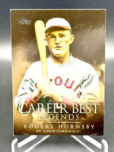 2009 Topps Legends Career Best #LGCB-RH Rogers Hornsby St. Louis Cardinals Card
