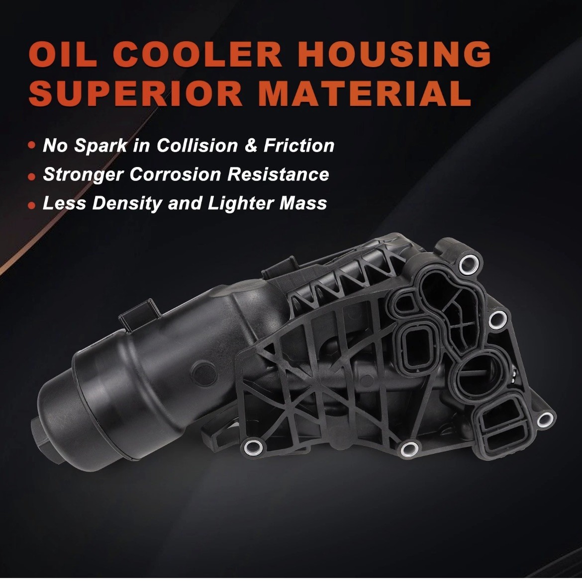 Engine Oil Cooler Filter Housing 14-20 BMW i8 X1 X2 Mini Cooper shipping from TX