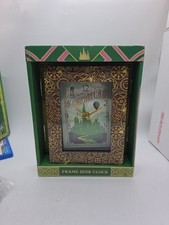 Wicked Emerald City Desk Clock Frame Steampunk Wizard of Oz New 8 Inch New Rare