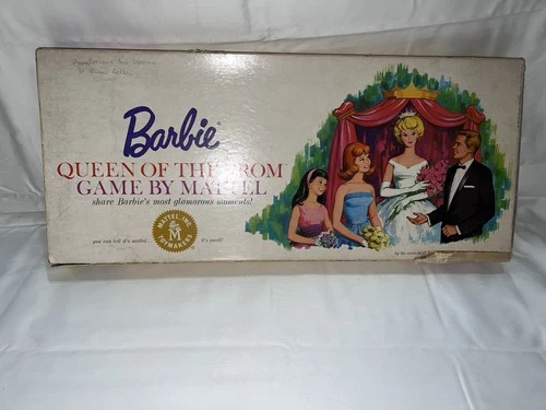 VINTAGE MATTEL BARBIE QUEEN OF THE PROM BOARD GAME