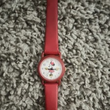 Disney Minnie Mouse Red Wristwatch Red Watch, Disney Franchise Character Theme